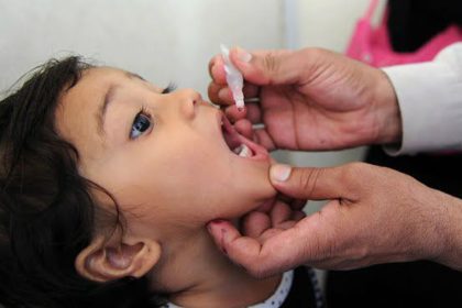 The Start of a Special Polio Vaccination Campaign in the East of the Country