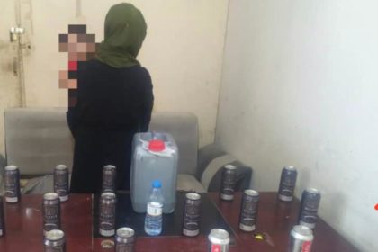 Arrest of a Young Girl for Selling Alcohol in Balkh Province