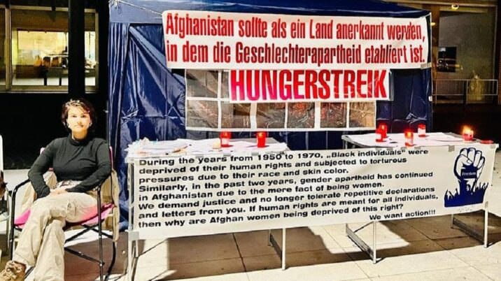 The Continuation of the Hunger Strike of a Number of Afghanistani Women's Rights Activists in Germany