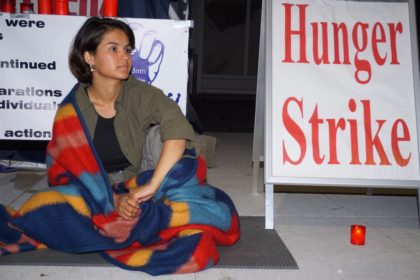 Tamana Zaryab Pariani Has Once Again Taken Part in a Sit-In to Protest Against "Gender Apartheid" in Afghanistan