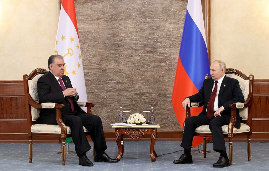 Putin and Rahman discuss Tajikistan-Afghanistan border