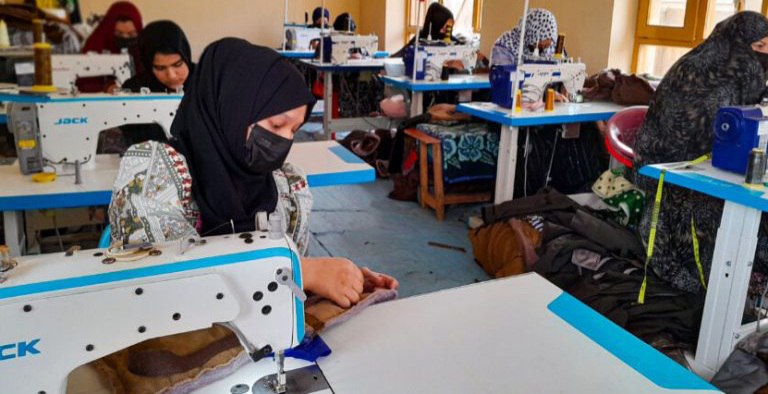 Creating a solar power system for 15 women's production workshops in Balkh province