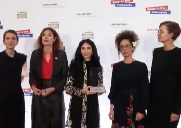 Afghanistani Women Honored with Courage Award by Germany's Axel Springer Foundation