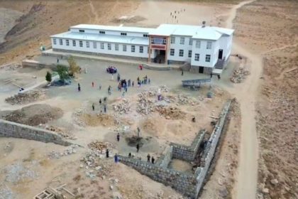 A High School Building was Constructed in Ghazni Province