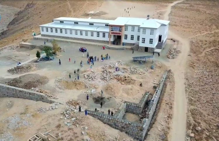 A High School Building was Constructed in Ghazni Province
