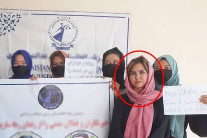 Taliban group detains a woman protester in Kabul province