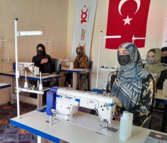 TIKA provides sewing and needlework training for females in Balkh