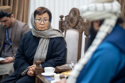 The Head of UNAMA Meets with the Taliban Group's Interior Minister
