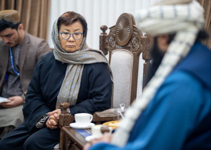 The Head of UNAMA Meets with the Taliban Group's Interior Minister