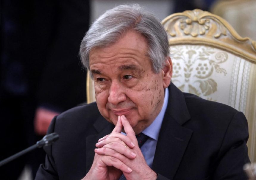 Guterres Announces the Death of 136 UN Employees in Gaza