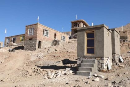 Construction of residential houses for flood-affected households in Maidan Wardak