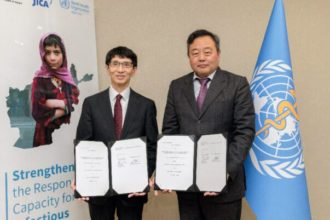 WHO and Japan sign a project worth $6.9 million to support Afghanistani citizens