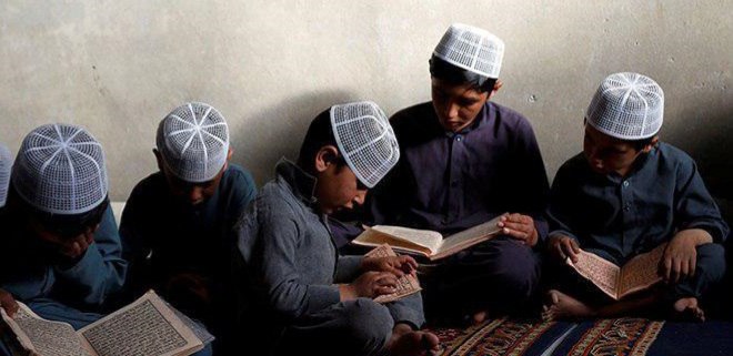 Jihadi education is taught in Urdu within several religious schools of the Taliban in Kandahar