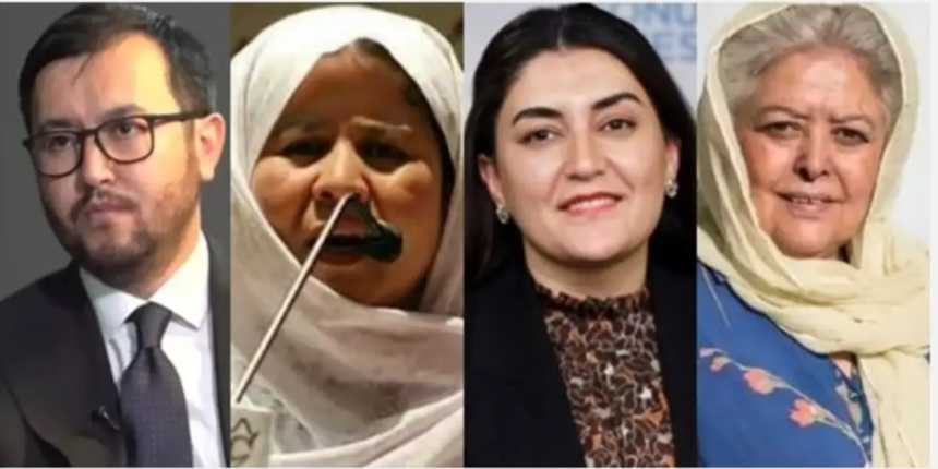 Lutfullah Najafizadah, Mitra Mehran, Shahgol Rezaei, and Mahboubah Saraj Represented Afghanistan Civil Society and Women in the Doha Conference