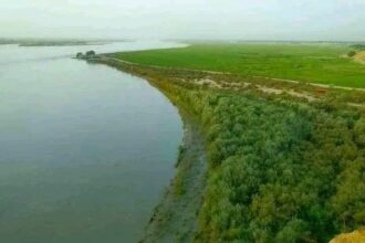 Translated headline: Two Children Drowned in the Dasht-e Qala Lake in Takhar