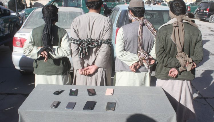 Taliban Detains Four Armed Robbers in Herat Province