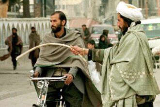 Taliban Administers Lashing to an Individual in Maidan Wardak Province