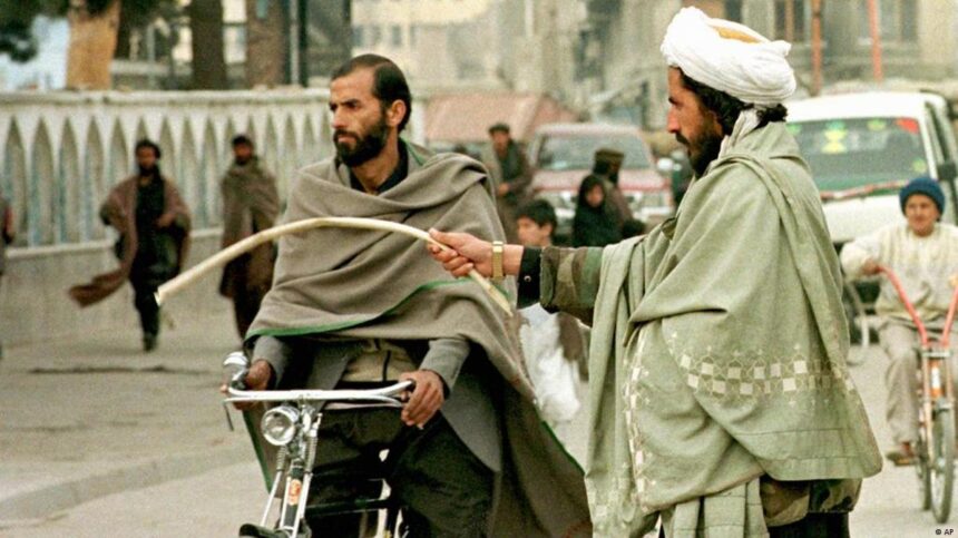 Taliban Administers Lashing to an Individual in Maidan Wardak Province