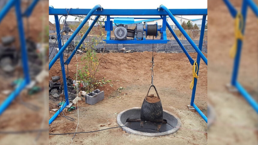 An Afghanistani Worker Loses Life Due to Crane Mishap Inside a Well in Iran